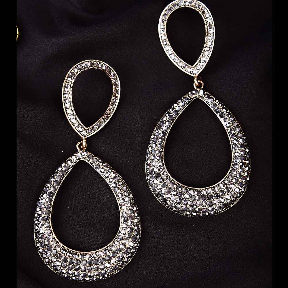 Trending Ad Earrings American Diamond Earrings Silver Cz Crystal Earrings  Studs Indian Earrings Pakistani Jewelry bollywood Jewelry - Etsy